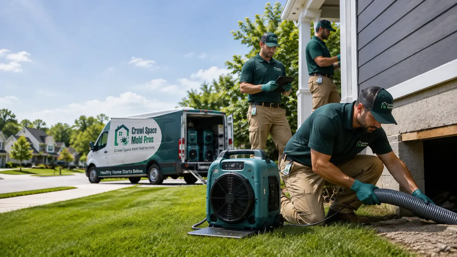 Crawl Space Mold Removal in Leominster, MA